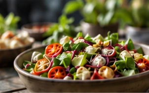 Seasonal fresh salad